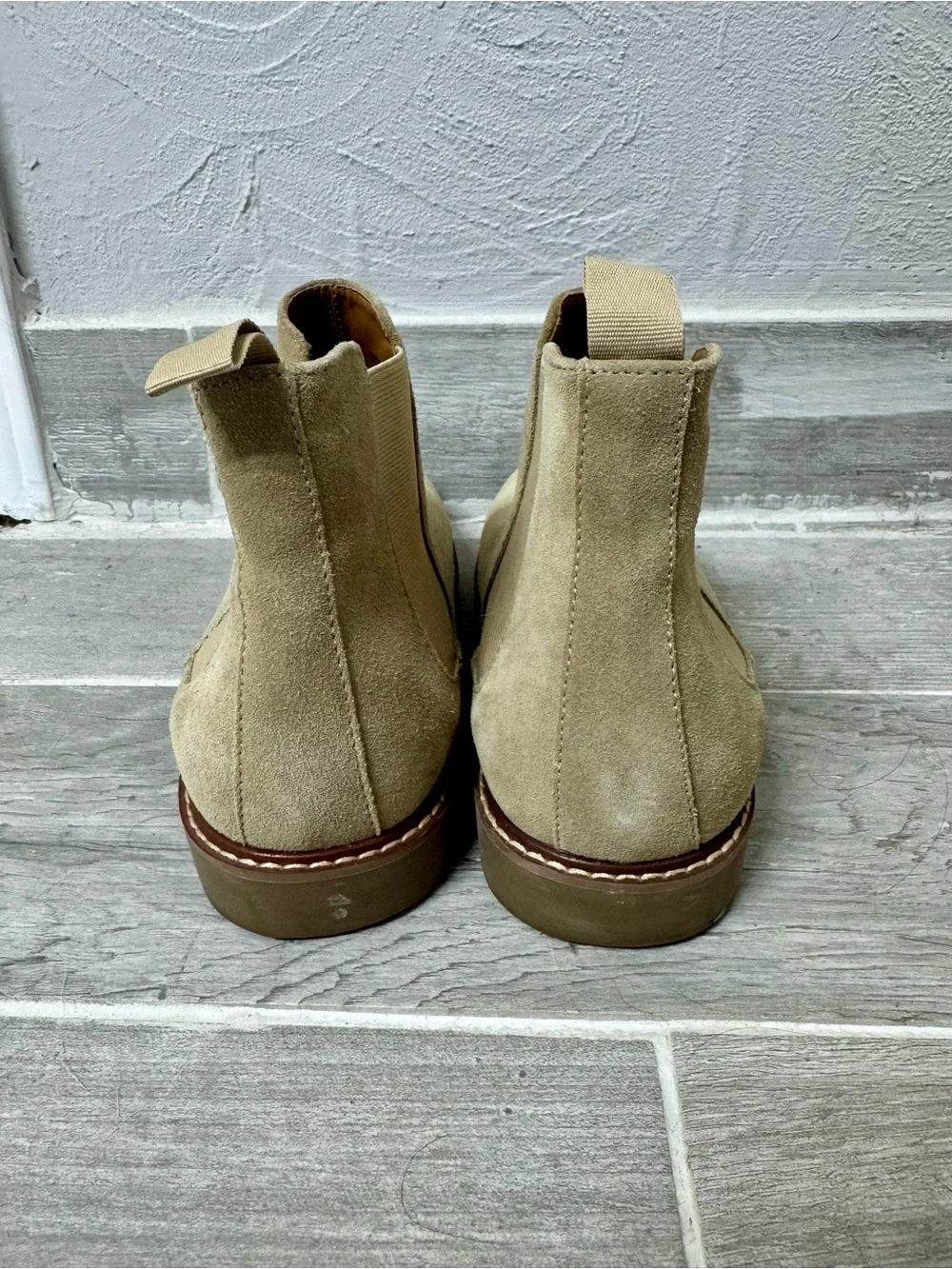 Steve Madden Highline Men’s Suede Chelsea Boots Tan Size 10
